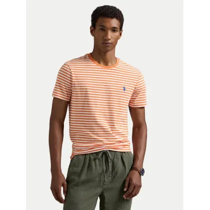 Zdjęcie Polo Ralph Lauren T-Shirt 710956828002 Pomarańczowy Custom Slim Fit