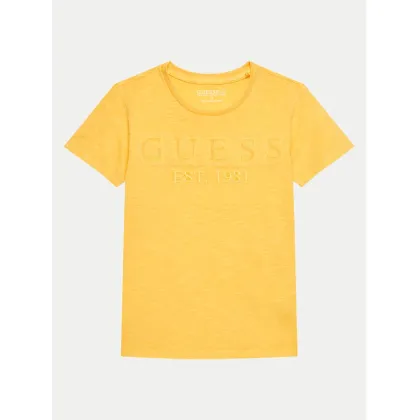 Zdjęcie Guess T-Shirt L4GI09 K6XN4 Żółty Regular Fit