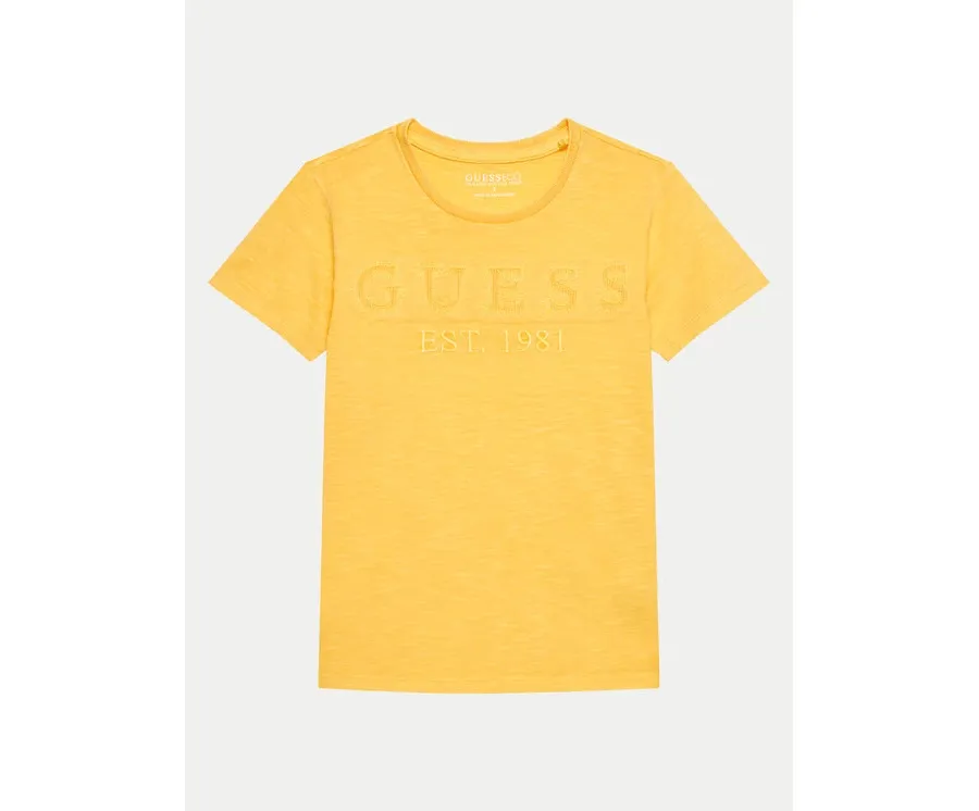 obrazek 1 Guess T-Shirt L4GI09 K6XN4 Żółty Regular Fit