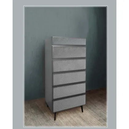 Zdjęcie Włoska fornirowana komoda - siedem szuflad z pikowaniem - Casa + 39