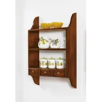 Picture A charming hanging shelf for the kitchen - 3 shelves and 3 drawers - Zanini