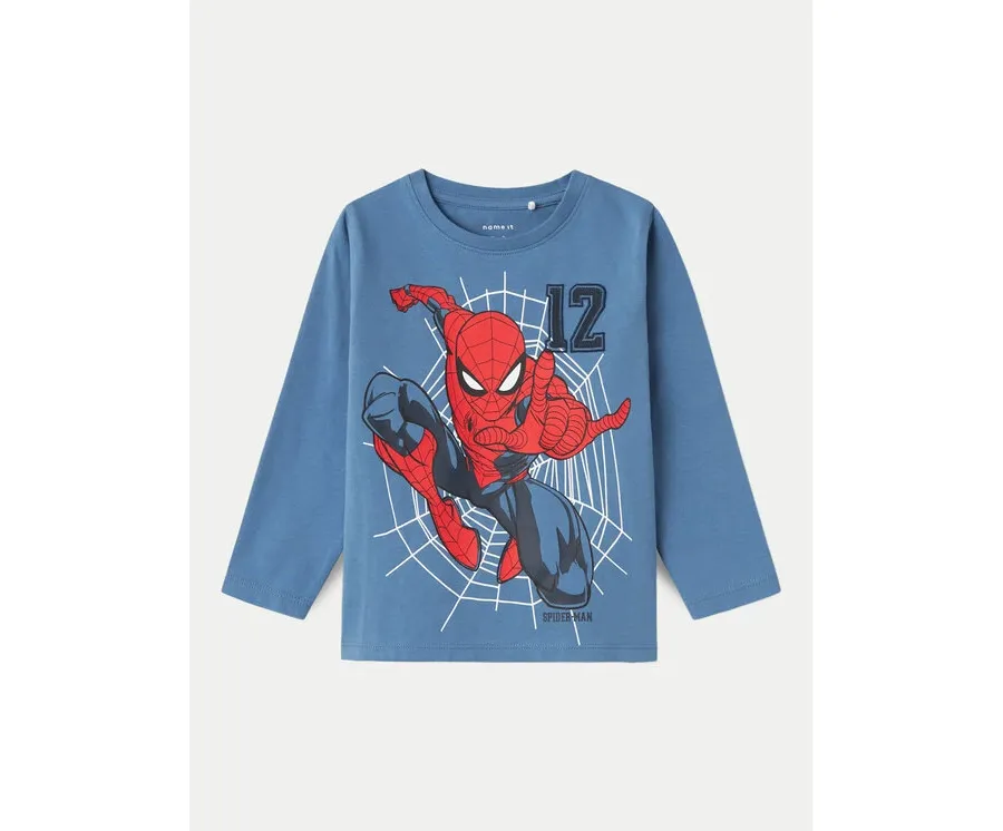 obrazek 1 NAME IT Bluzka SPIDERMAN 13231947 Niebieski Regular Fit