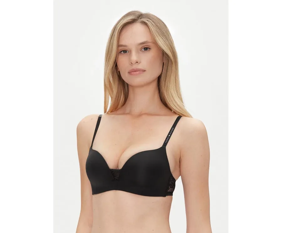 obrazek 1 Tommy Hilfiger Biustonosz push-up UW0UW02405 Czarny