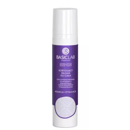 Zdjęcie BasicLab Esteticus Korygujący balsam do ciała z czystym retinalem 0,2% 100 ml Basiclab Dermocosmetics