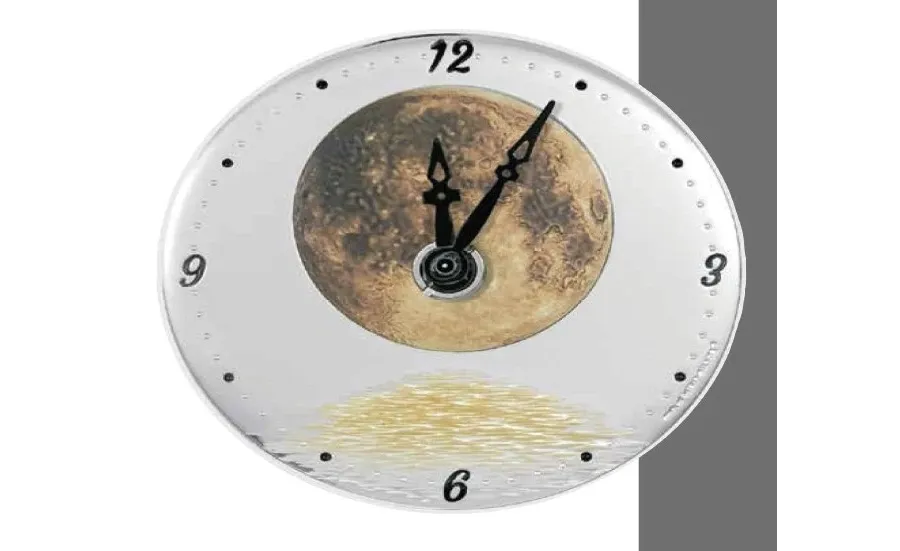 obrazek 1 Piękny stylowy zegar przedstawiający Księżyc