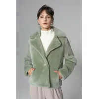 Picture Warm women's sheepskin jacket in two colors