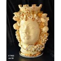 Picture Handmade Testa di Moro vase and flowerpot from Italy