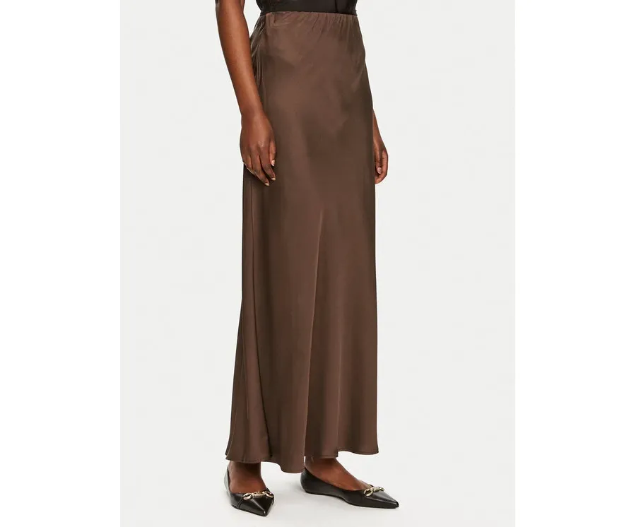 obrazek 1 ViCOLO Spódnica maxi TB0342 Brązowy Regular Fit