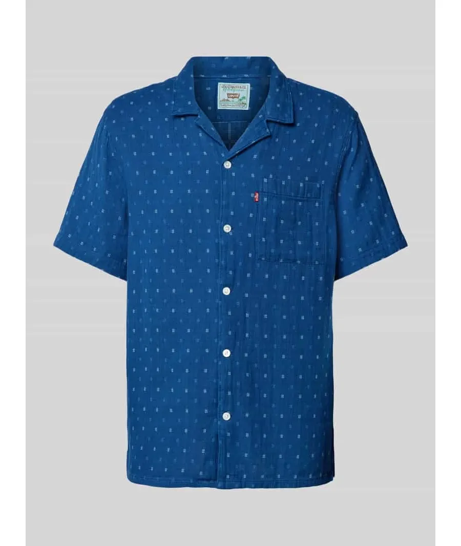 obrazek 1 Koszula casualowa o kroju relaxed fit z kieszenią na piersi model ‘THE SUNSET CAMP’