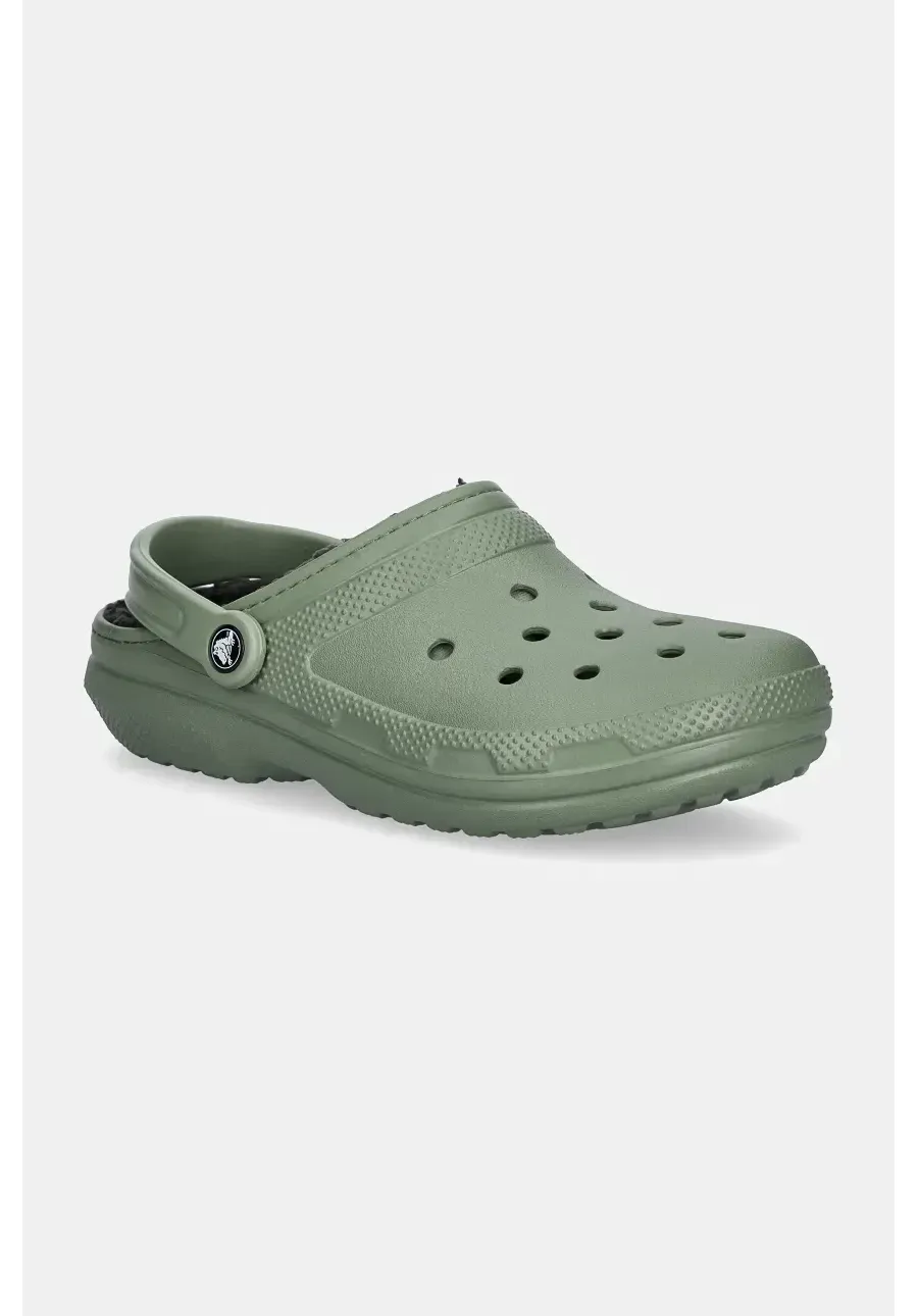 obrazek 1 Crocs klapki Classic Lined Clog męskie kolor zielony 203591