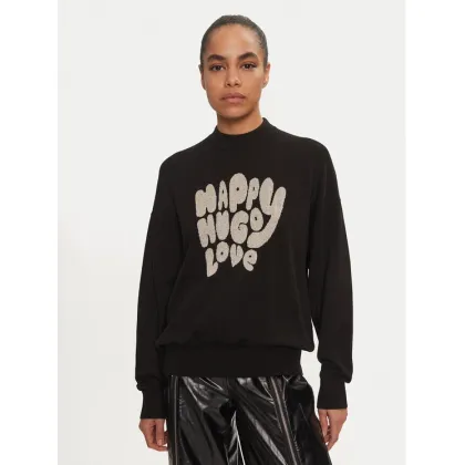 Zdjęcie Hugo Sweter Sidara 50522527 Czarny Regular Fit HUGO