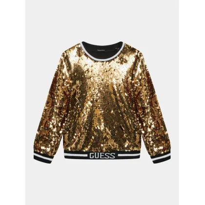 Zdjęcie Guess Bluza J3BQ27 WEXY0 Złoty Regular Fit