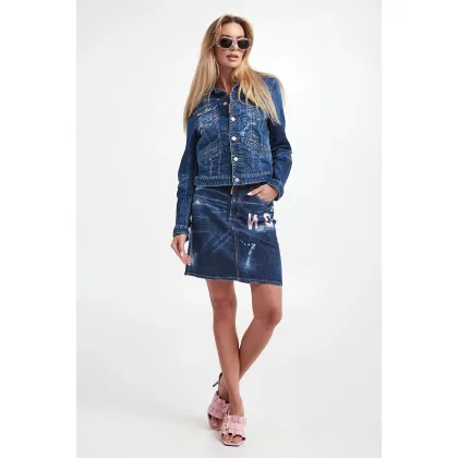Zdjęcie Spódnica jeansowa DSQUARED2 Dsquared2