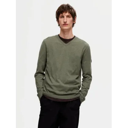 Zdjęcie Selected Homme Sweter 16090147 Zielony Regular Fit