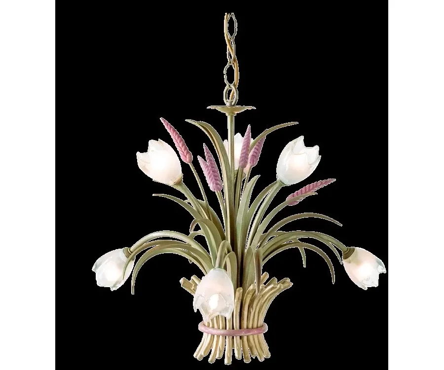 obrazek 1 Nietuzinkowy żyrandol - kwiaty w doniczce - Euro Lamp Art