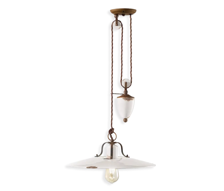 obrazek 2 Luksusowa lampa wisząca retro z Włoch