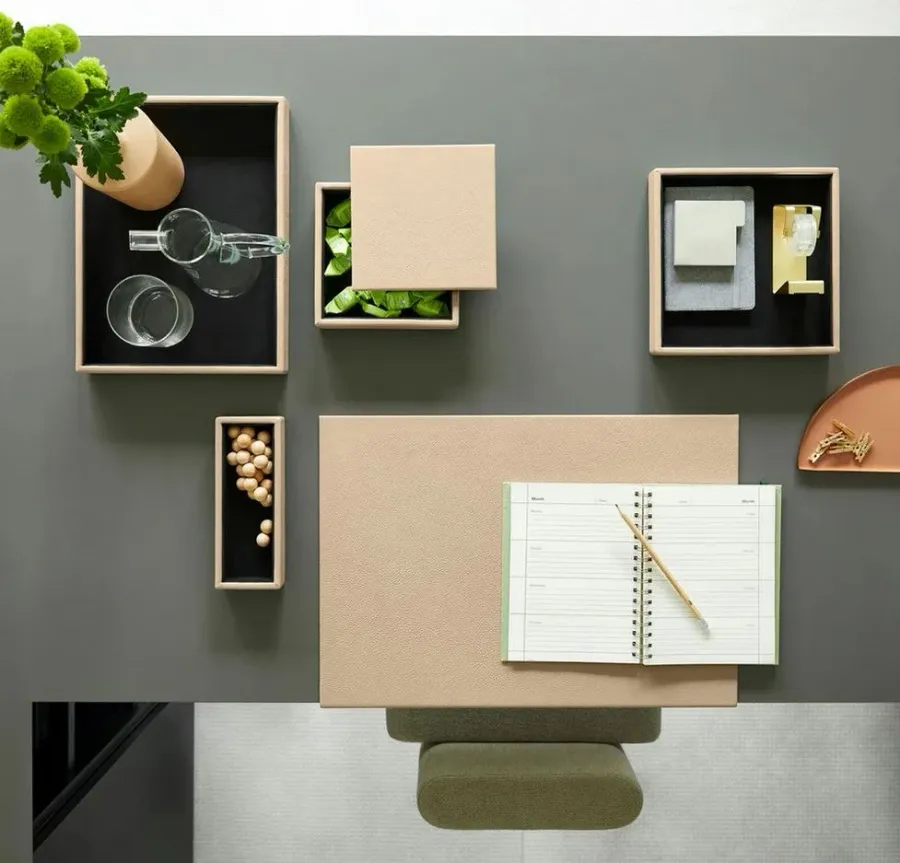 obrazek 5 Taca na dokumenty Atena Beige 32x24 cm