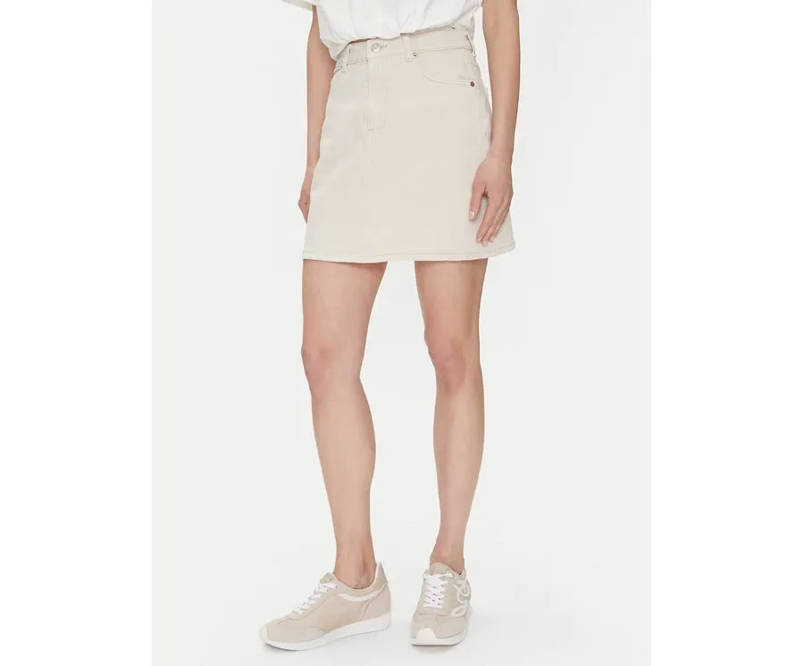 obrazek 1 Vero Moda Spódnica jeansowa Tessa 10301536 Écru Regular Fit