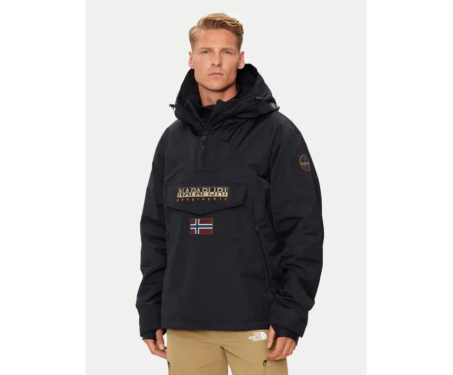 obrazek 1 Napapijri Kurtka anorak Rainforest Next NP0A4IB9 Czarny Regular Fit