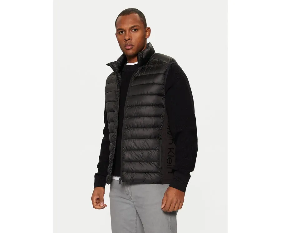 obrazek 1 Calvin Klein Bezrękawnik Side Logo K10K108292 Czarny Regular Fit