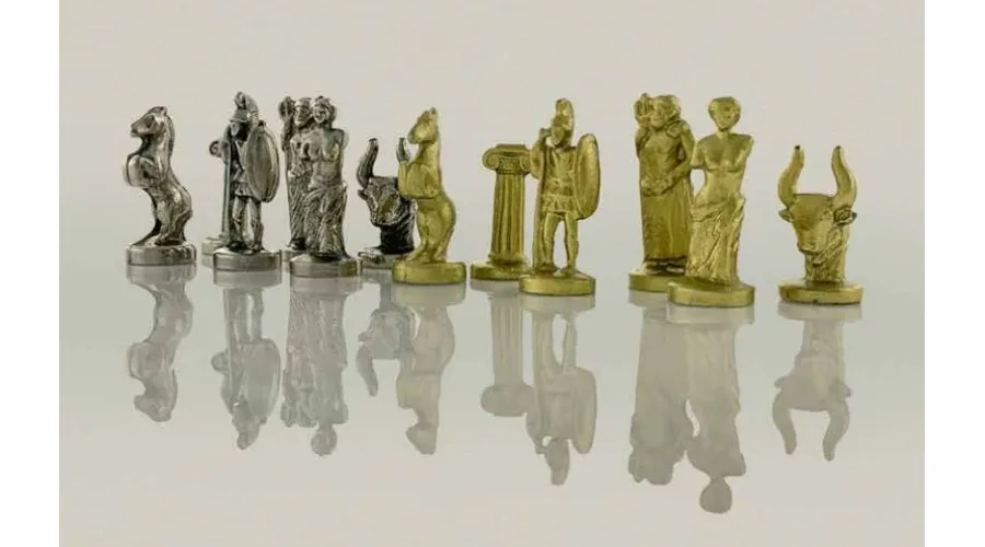 obrazek 3 Elegancki zestaw szachowy ze stylowymi figurami