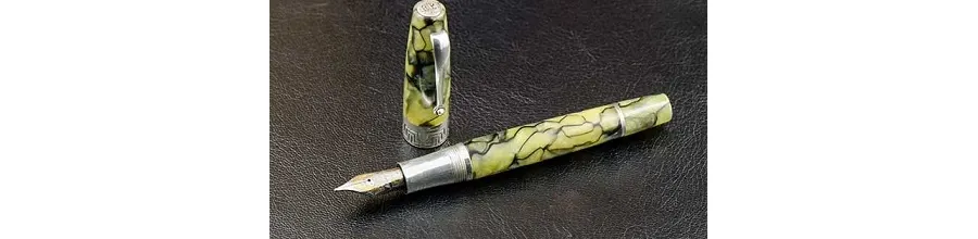 obrazek 2 Green Marbled Extra 1930 Pióro Wieczne Montegrappa