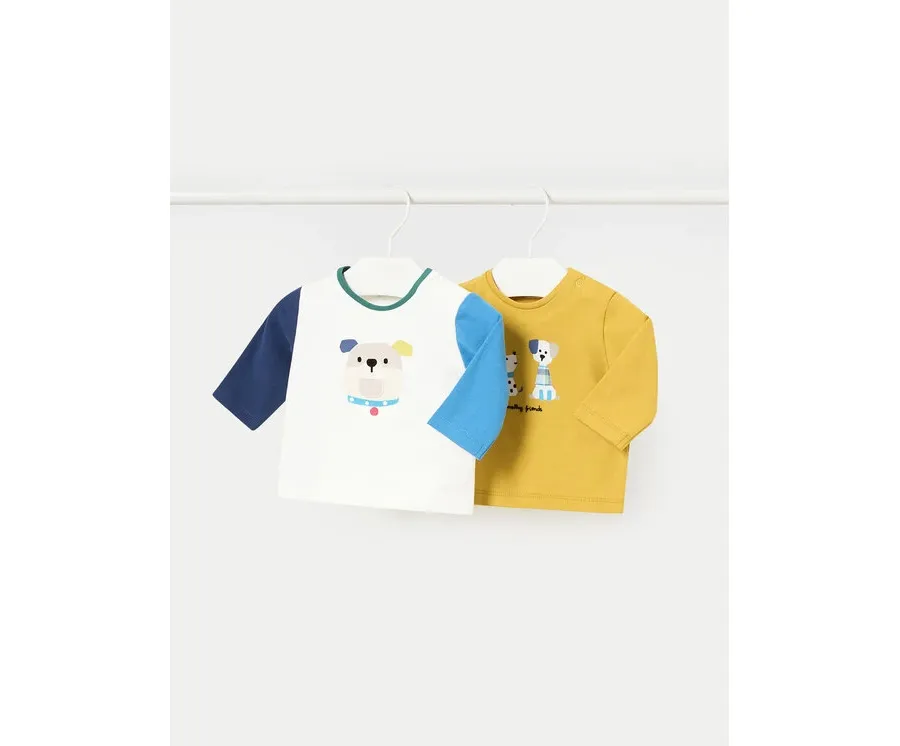 obrazek 1 Mayoral Komplet 2 bluzek 2029 Kolorowy Regular Fit