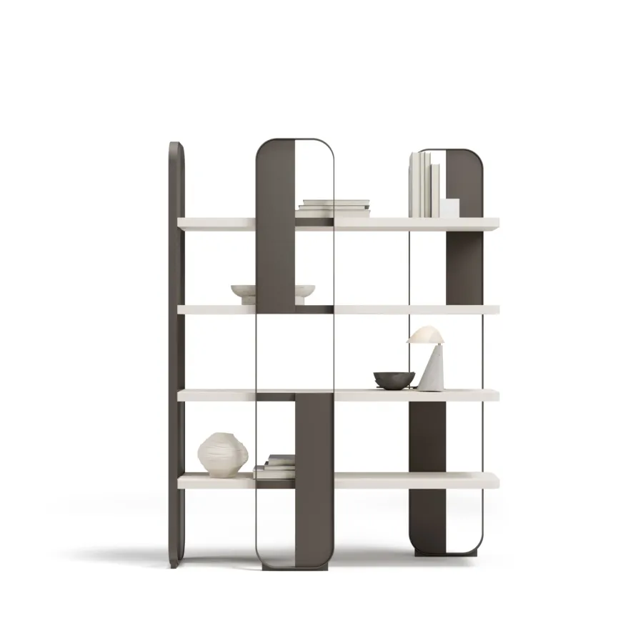 obrazek 7 Prestiżowa włoska biblioteczka do salonu lub gabinetu - styl modernistyczny