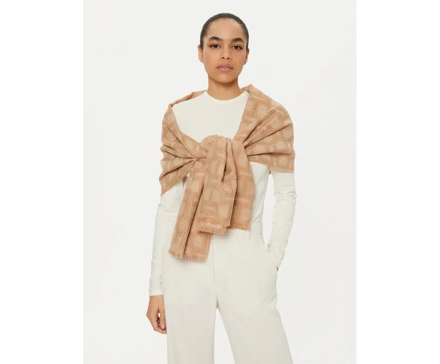 obrazek 1 TWINSET Szalik 242TO5150 Beżowy