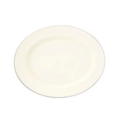 Zdjęcie Duży kremowy owalny półmisek w stylu klasycznym – Tettau