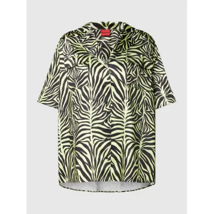 Zdjęcie Bluzka koszulowa z kołnierzem z połami model ‘Eraja’