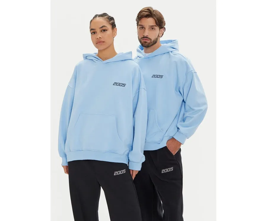 obrazek 1 2005 Bluza Unisex Basic Niebieski Regular Fit