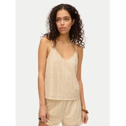 Zdjęcie Vero Moda Top Maya 10325031 Beżowy Regular Fit