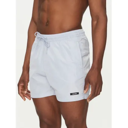 Zdjęcie Calvin Klein Swimwear Szorty kąpielowe KM0KM01111 Niebieski Regular Fit