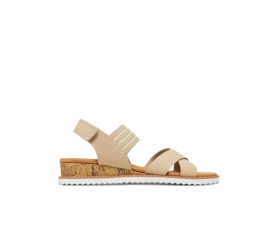 obrazek 1 Skechers Sandały BOBS Desert Kiss-Shore Enough 114130/NAT Beżowy
