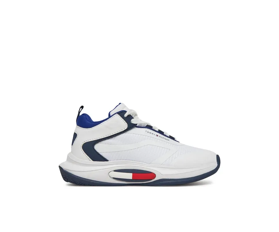 obrazek 1 Tommy Hilfiger Sneakersy Low Cut Lace-Up T3B9-33884-1695 Biały