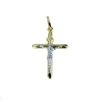 Zdjęcie Klasyczny męski krzyż z Chrystusem wym.26x17mm.