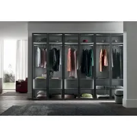 Picture Exclusive and stylish wardrobe with glass doors - Maronese Acf