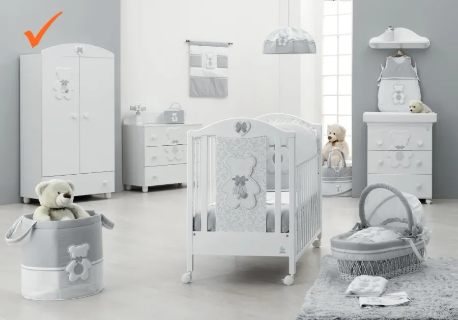 obrazek 1 Prestiżowa włoska szafa do pokoju niemowlaka - Italbaby
