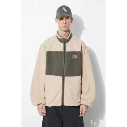 Zdjęcie Billionaire Boys Club bluza dwustronna Pull Out Shell męska kolor beżowy wzorzysta B24106