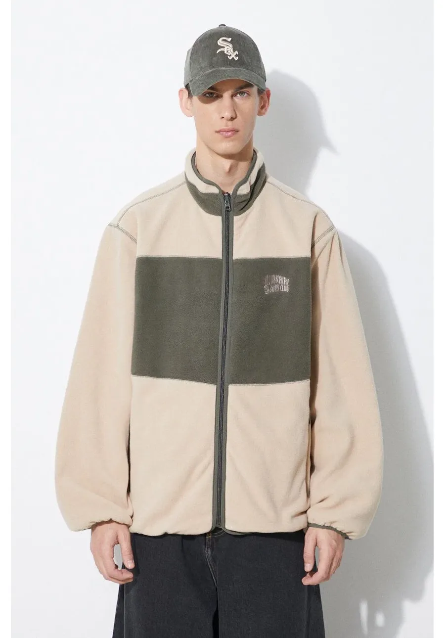 obrazek 1 Billionaire Boys Club bluza dwustronna Pull Out Shell męska kolor beżowy wzorzysta B24106
