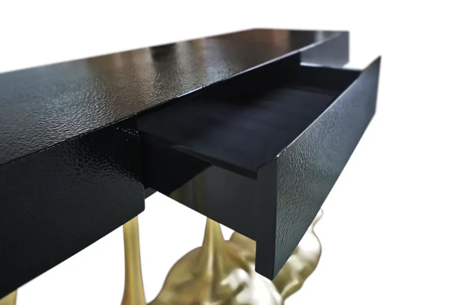 console in a loft style