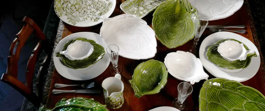 obrazek 3 Duży ceramiczny zielony dzbanek - Virginia Casa