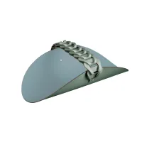 Zdjęcie Piękny organizer na ręczniki 28x48 cm w kolorze eukaliptusa z kolekcji Riviera