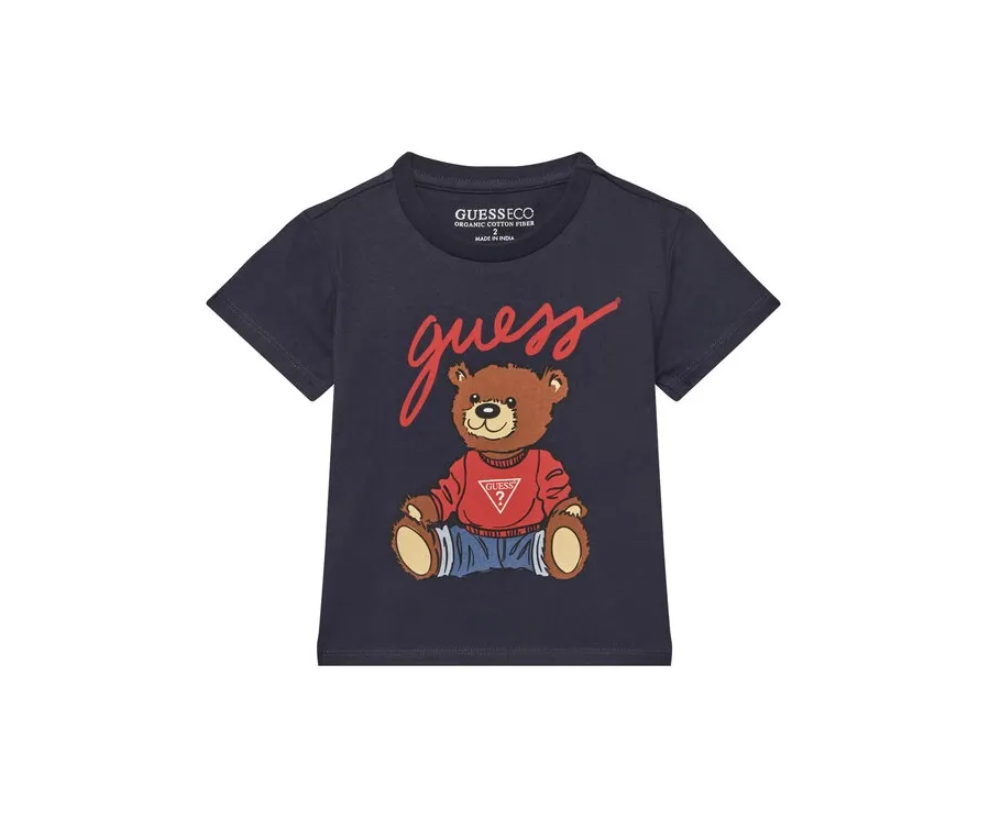 obrazek 1 Guess T-Shirt H4BT01 I3Z14 Granatowy Regular Fit