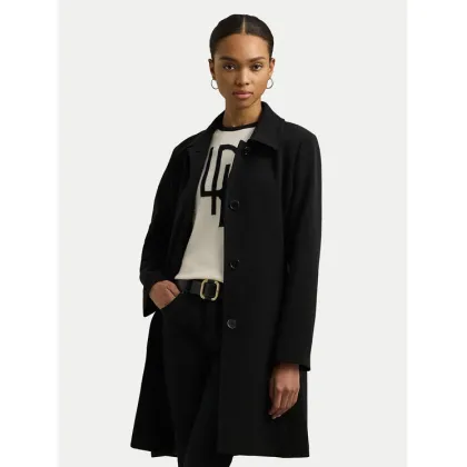 Zdjęcie Lauren Ralph Lauren Płaszcz przejściowy 297951273001 Czarny Straight Fit LAUREN RALPH LAUREN