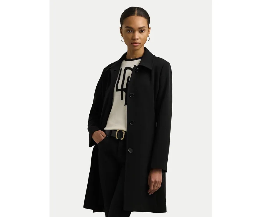 obrazek 1 Lauren Ralph Lauren Płaszcz przejściowy 297951273001 Czarny Straight Fit LAUREN RALPH LAUREN