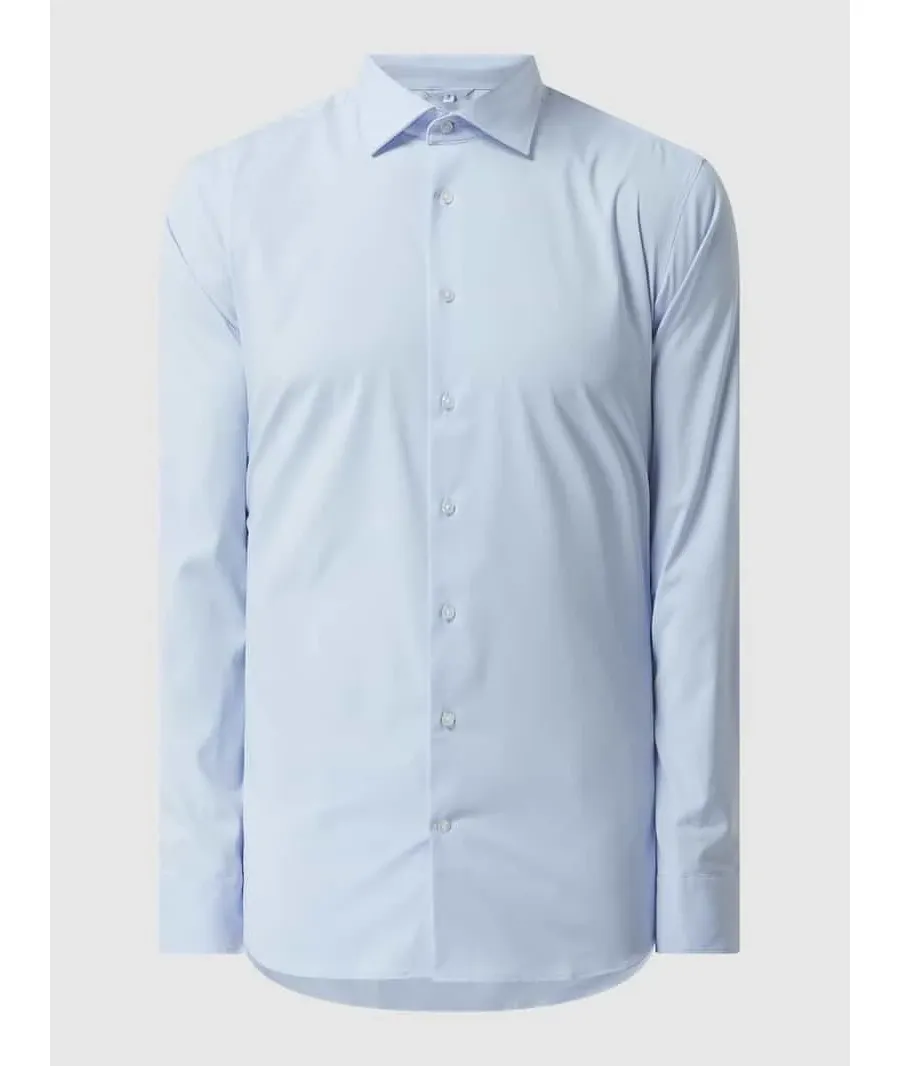 obrazek 1 Koszula biznesowa o kroju super slim fit z twillu z dodatkiem streczu