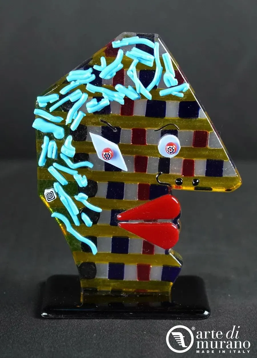 obrazek 1 Abstrakcyjny Pop Art rzeźba Picasso w szkle Murano