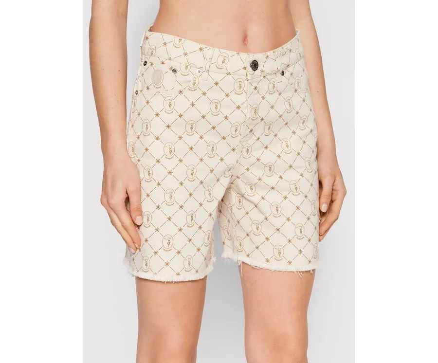 obrazek 1 Trussardi Szorty jeansowe 56J00183 Beżowy Regular Fit